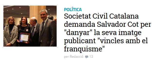 El Grup Barnils condemna les pressions contra la llibertat d’informació que exerceix Societat Civil Catalana