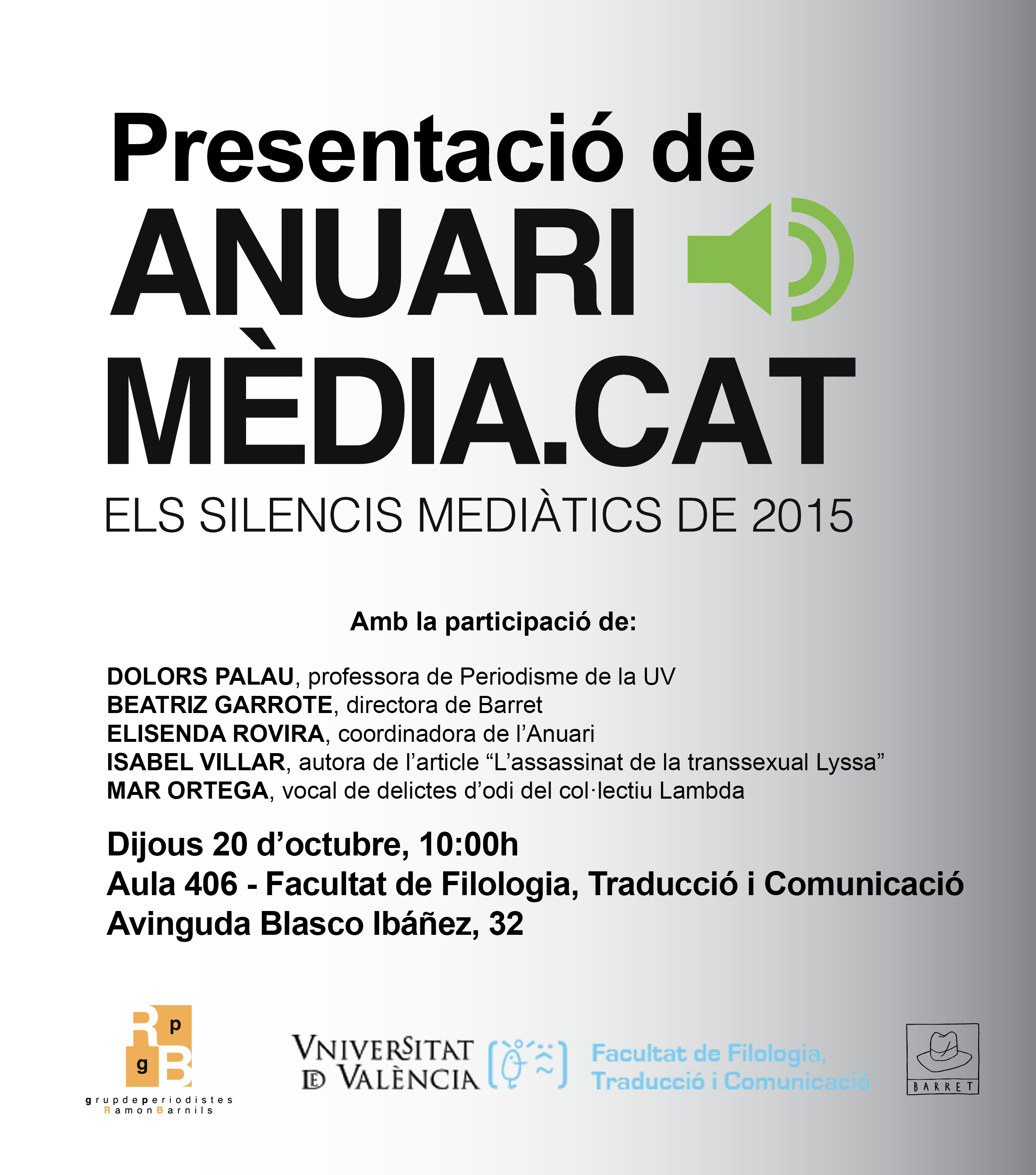 L’assassinat de la transsexual Lyssa a Alacant centrarà la presentació de l’Anuari Mèdia.cat dels silencis mediàtics a València