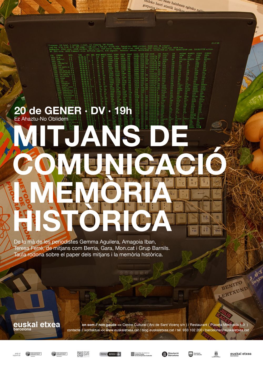 El Grup Barnils participa al debat de l’Euskal Etxea sobre mitjans i memòria històrica