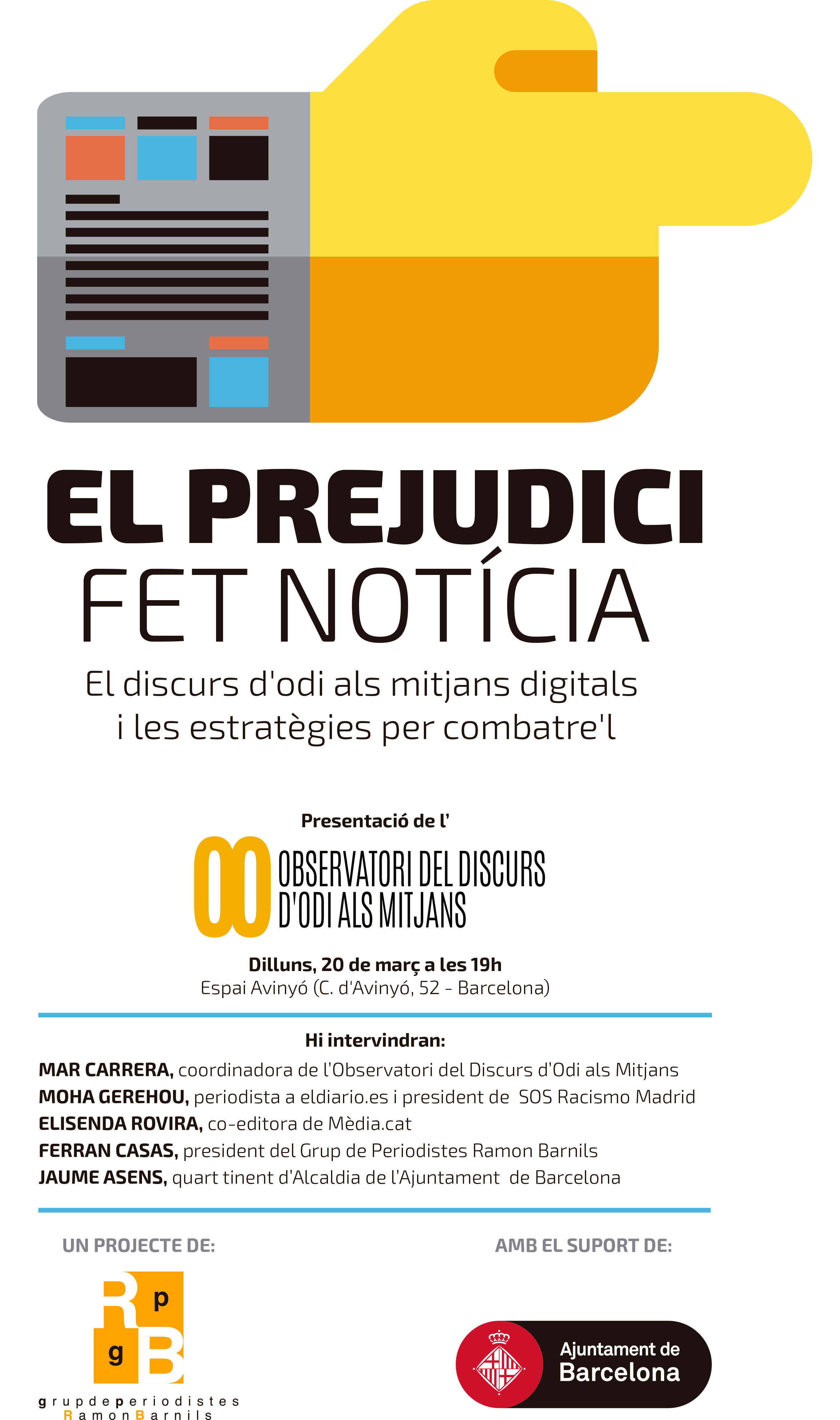 El Grup Barnils impulsa el primer observatori del discurs d’odi als mitjans