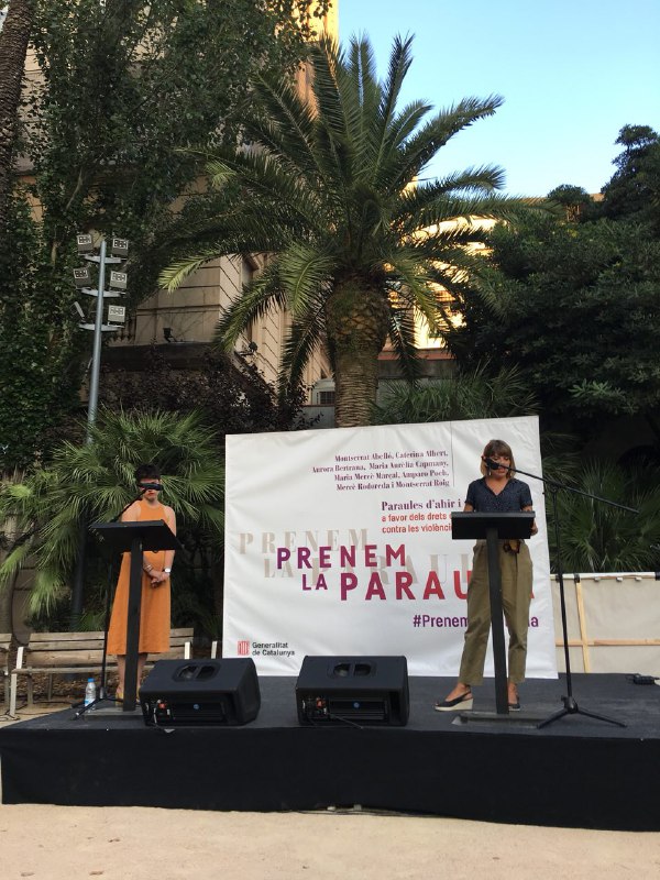 L’informe de Mèdia.cat sobre el tractament mediàtic de la Manada, en un acte contra les violències sexuals