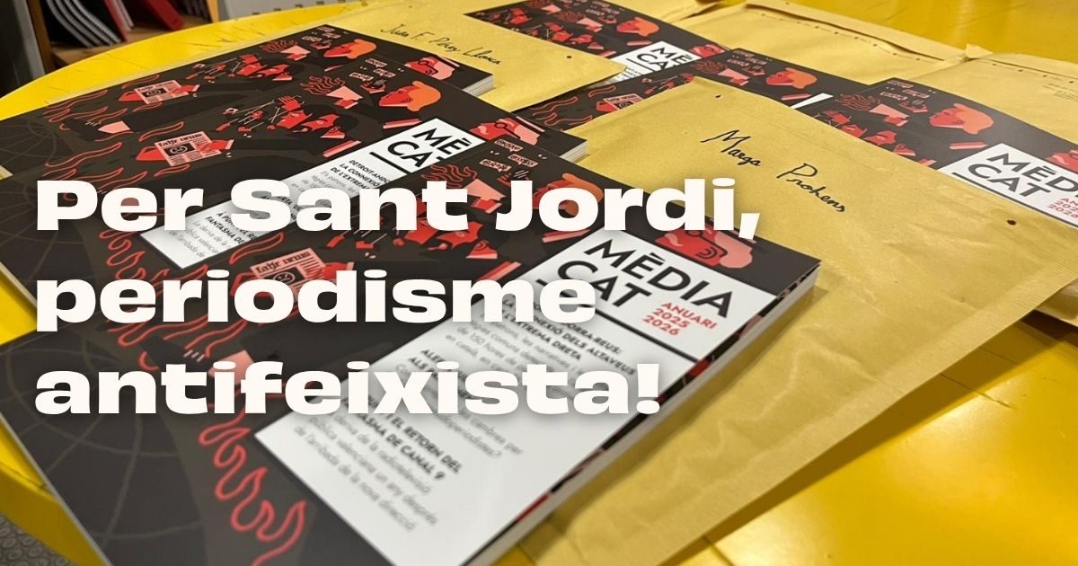 Enviem l’Anuari Mèdia.cat a Pérez Llorca i Prohens per advertir del perill dels seus acords amb la ultradreta